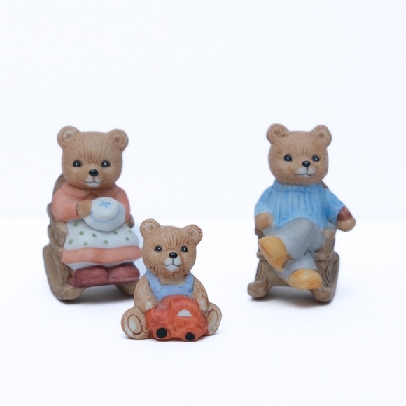 Homco Other - Vintage Homco Bear Family set of 3 #1470